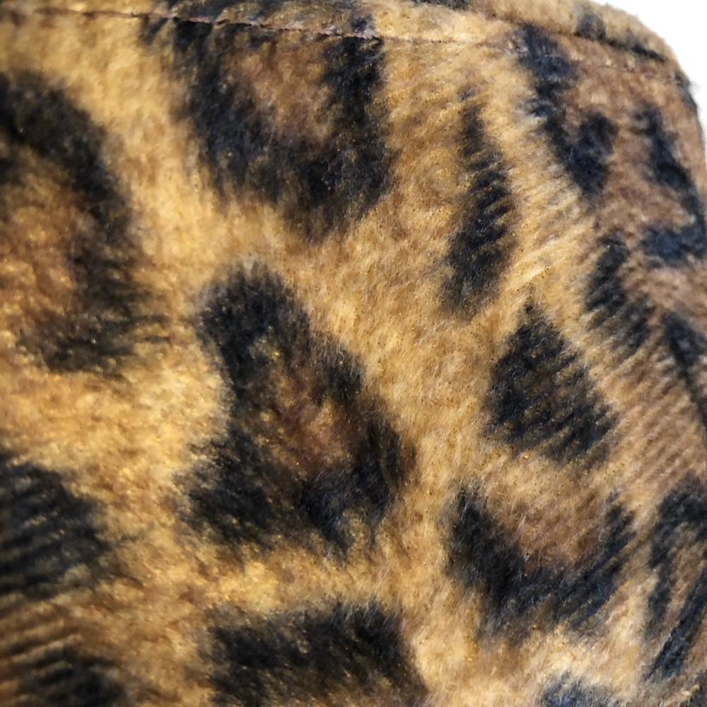 Leopard Print Fedora Hat - Picture 5 of 6